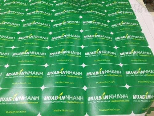 In decal tem nhãn dán trên chất liệu decal có keo chất lượng cao, in số lượng lớn nhanh chóng tại In Kỹ Thuật Số