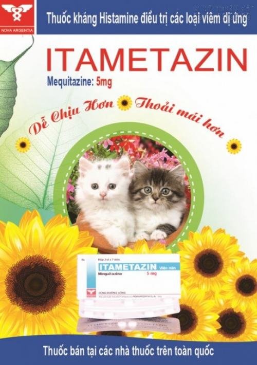 In tờ rơi màu giá rẻ TPHCM khổ A5 chất lượng cao, màu sắc tươi sáng quảng cáo cho thuốc Itametazin