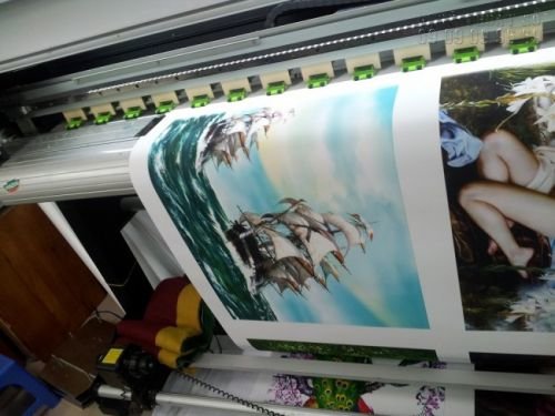 In tranh canvas thuyền buồm bằng mực nước siêu nét In tranh canvas thuyền buồm bằng mực nước siêu nét