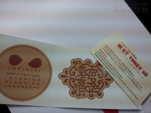 Một mẫu in thử họa tiết tết, happy new year trên giấy mỹ thuật Một mẫu in thử họa tiết tết, happy new year trên giấy mỹ thuật