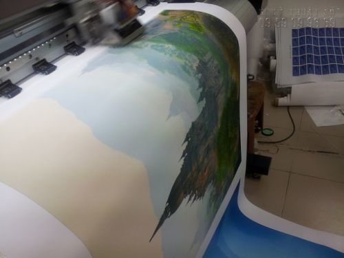 In tranh canvas mực nước