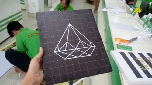 In tranh treo tường khổ nhỏ - In tranh treo tường trắng đen