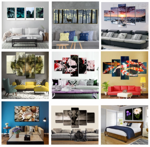 In tranh canvas hình ảnh theo yêu cầu