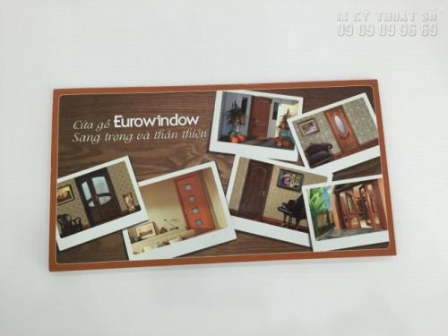 In brochure giá rẻ tại TPHCM giới thiệu sản phẩm cửa sổ Eurowindow - sang trọng và thân thiện - thực hiện bởi In Kỹ Thuật Số