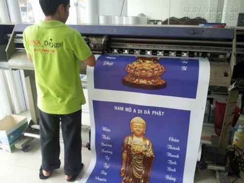 In tranh tượng Phật đẹp Tp HCM với chất liệu canvas mực dầu In tranh tượng Phật đẹp Tp HCM với chất liệu canvas mực dầu