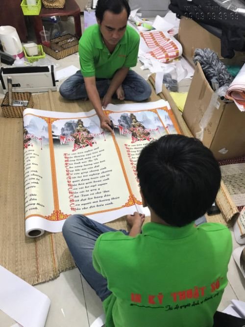 In tranh tượng Phật đẹp Tp HCM mực dầu đậm nét In tranh tượng Phật đẹp Tp HCM mực dầu đậm nét
