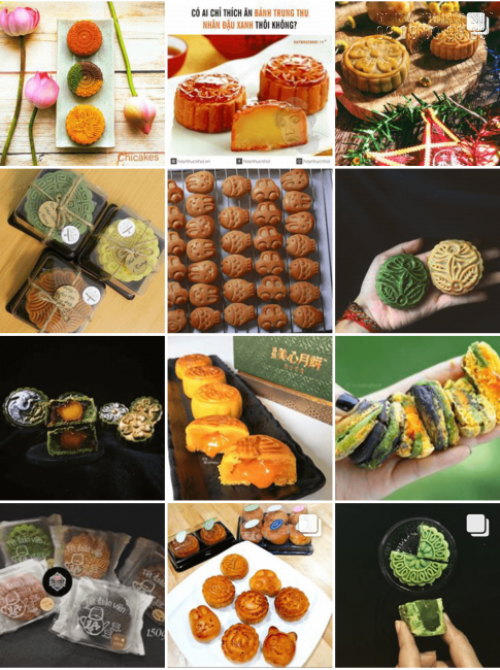 Bánh Trung Thu Handmade chiếm sóng các mạng xã hội mùa Trung Thu - trong hình là ảnh chụp màn hình tại Instagram