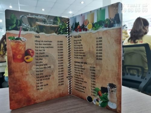 In menu treo tường - Thiết kế menu treo tường, bảng menu cafe, trà sữa 4 In menu treo tường - Thiết kế menu treo tường, bảng menu cafe, trà sữa 4