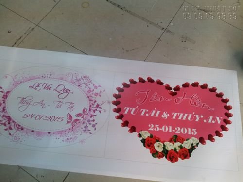 Đặt bảng tên cô dâu chú rể TPHCM 2