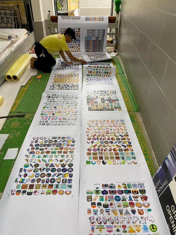 In tem decal số lượng lớn - in decal sticker