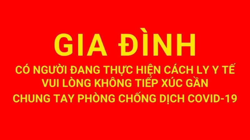 Cách ly F1 tại nhà