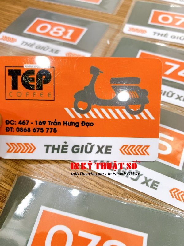 In vé giữ xe máy