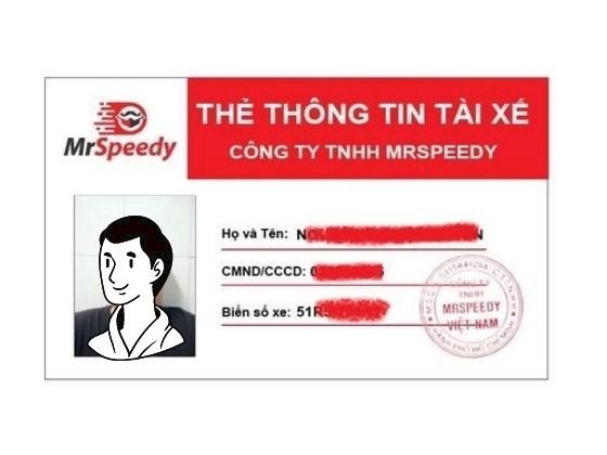 Thẻ tên Shipper MrSpeedy