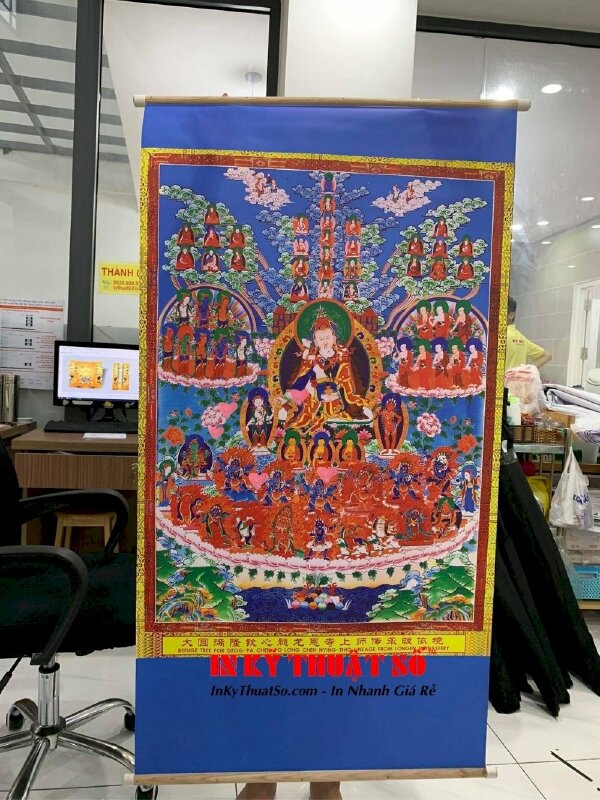 in tranh Phật Giáo Mật Tông: Liên Hoa Sinh - Padmasambhava - Guru Rinpoche - Ảnh: 1