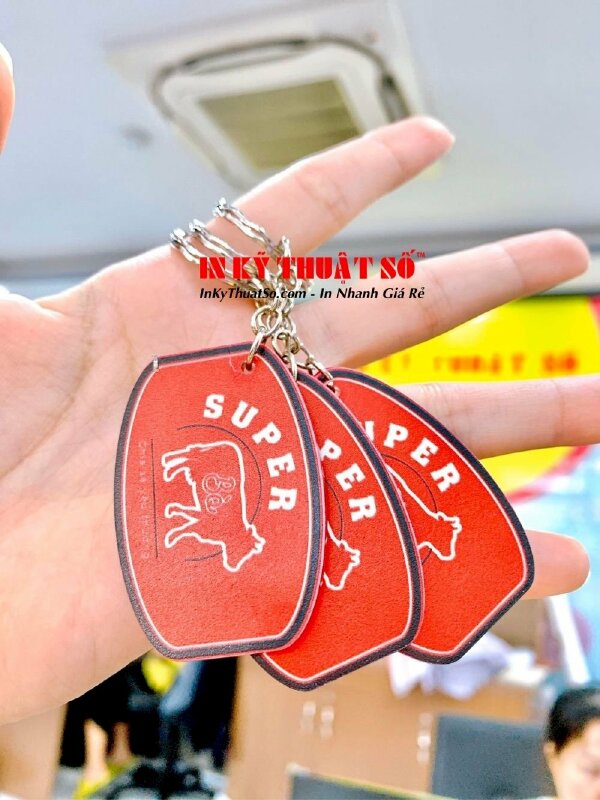 In móc khóa mica Super Bò - In Kỹ Thuật Số Since 2006 - Ảnh: 3