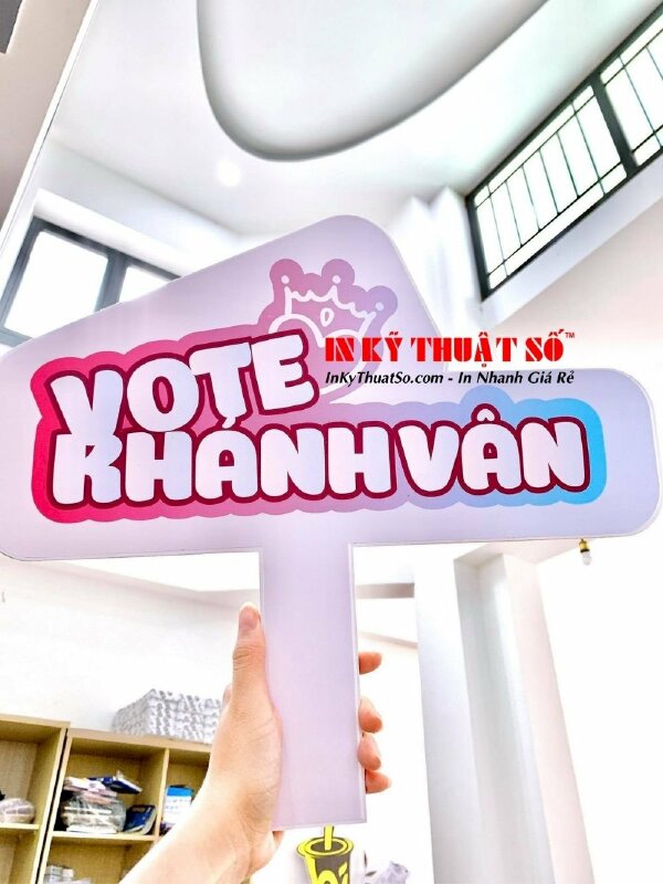 In hashtag cầm tay Vote - Cổ động - Hotgirl - Hoa hậu