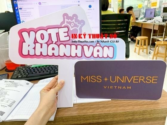 In hashtag cầm tay Vote - Cổ động - Hotgirl - Hoa hậu