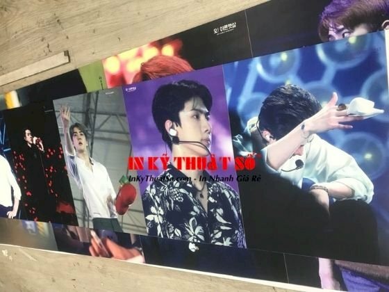 Tranh EXO - Sehun - in tranh phẳng PP cán format - Ảnh: 2