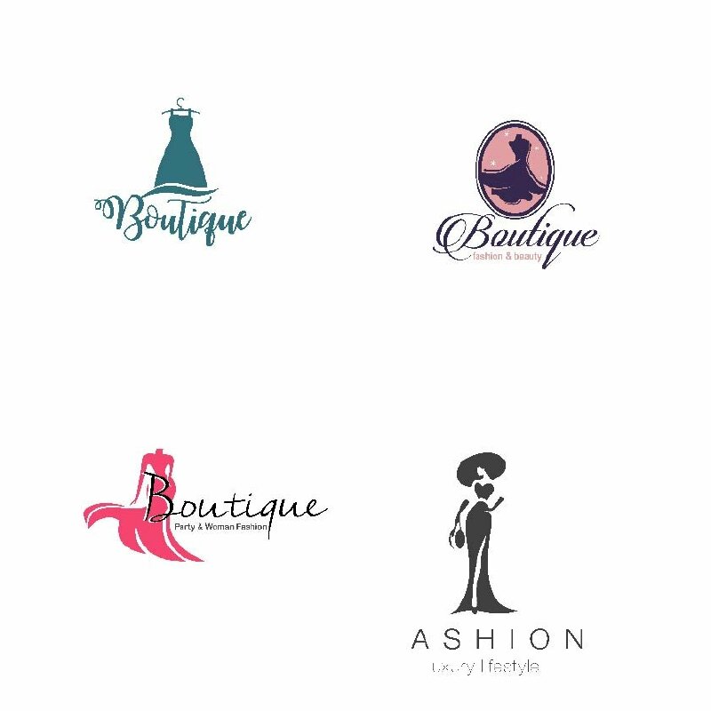 Tải mẫu logo shop quần áo nữ file vector AI EPS JPEG PNG