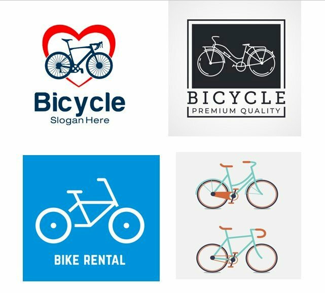 Logo xe đạp - InKyThuatSo