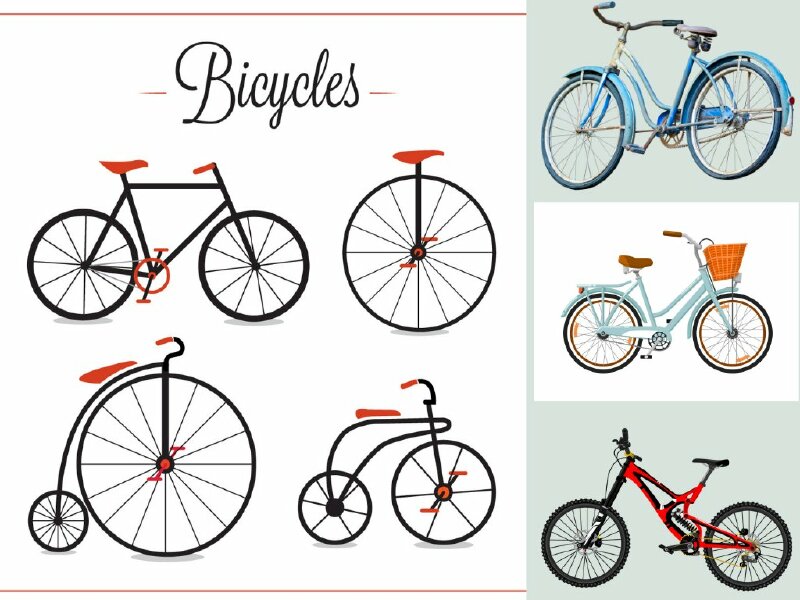 Nếu bạn đam mê thiết kế và yêu thích xe đạp thì không thể bỏ qua bộ sưu tập mẫu xe đạp vector đẹp mắt này. Cùng khám phá và tìm kiếm những ý tưởng sáng tạo cho các thiết kế của bạn nhé.