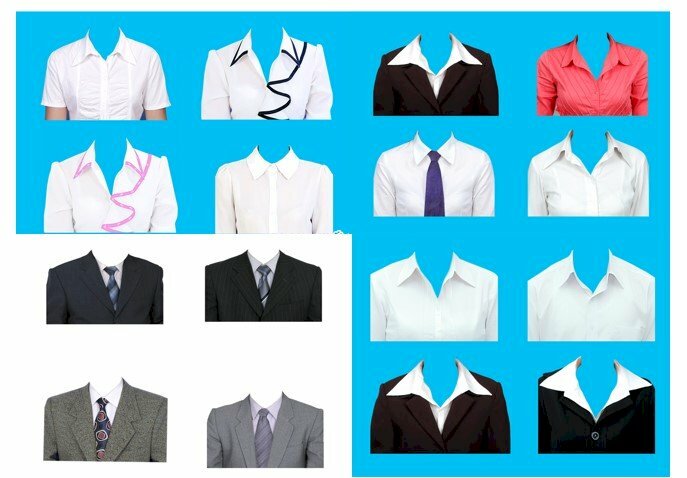 465 mẫu áo vest nam nữ ghép ảnh thẻ