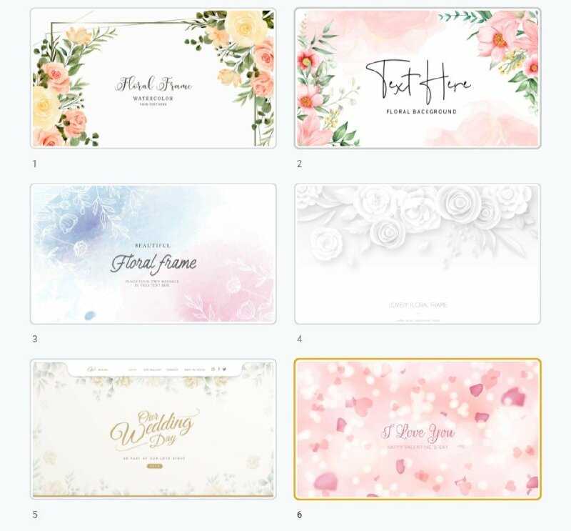 Bộ Background PSD Background Wedding Nghiendesignvn