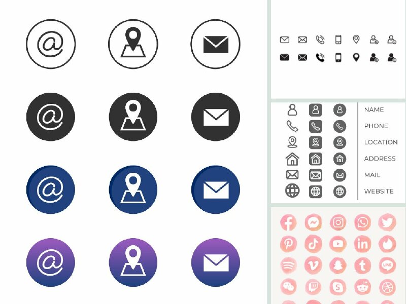 Icon liên hệ: Làm cách nào để giữ liên lạc với khách hàng của bạn một cách dễ dàng và nhanh chóng? Nhấp chuột để xem các icon liên hệ sáng tạo của chúng tôi, giúp bạn tạo ra một trang web hoàn chỉnh và ấn tượng. Việc lựa chọn icon liên hệ phù hợp sẽ đưa bạn đến sự thành công!