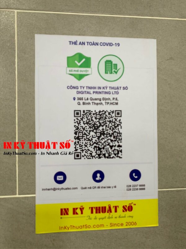 In mã QR Code Khai báo y tế - In mã QR chứng nhận tiêm vắc xin - In thẻ xanh Covid - Ảnh: 17
