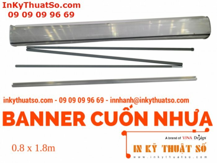 Banner Cuốn Nhựa thường 0.8m x 1.8m - Banner cuốn, Giá cuốn nhựa giá rẻ tại TPHCM