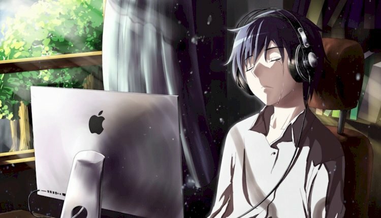 Anime buồn  Hình ảnh anime buồn tâm trạng cô đơn cho nam nữ