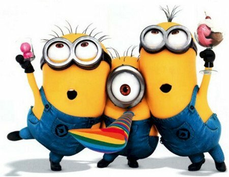 Ảnh 3 chú Minion hài hước cute làm ảnh đại diện FB