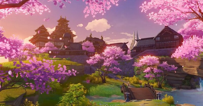 Mở ra thế giới phong cảnh đầy màu sắc của Genshin Impact với những hình ảnh đẹp như mơ. Tận hưởng không gian tự do và khám phá những điều thú vị tiềm ẩn trong phong cảnh rực rỡ này.