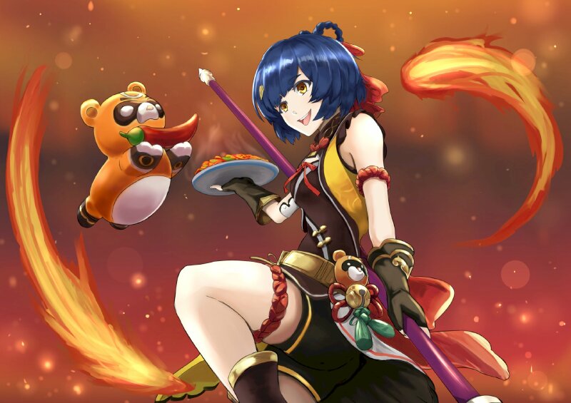 Ảnh Genshin Impact 4k nhân vật Xiangling