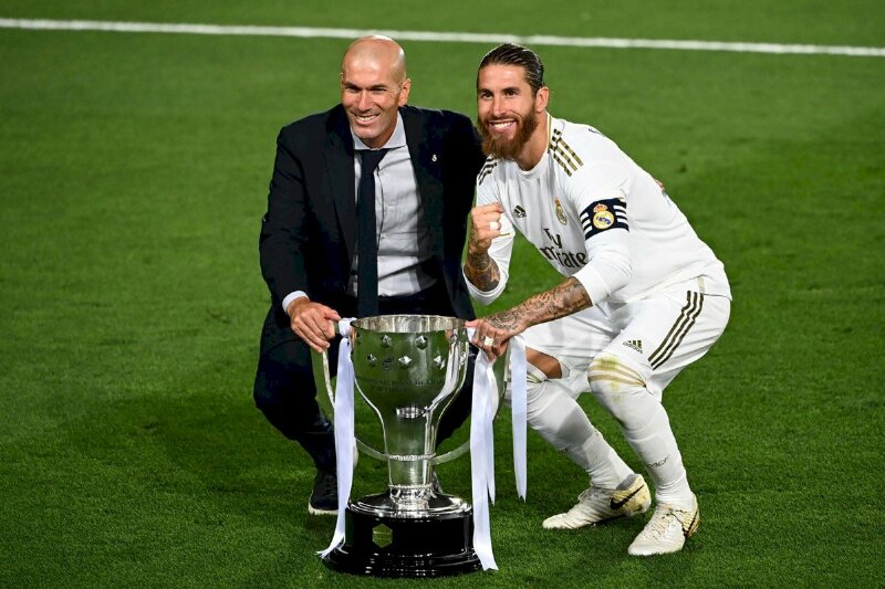 Ảnh Ramos 4K: Sergio Ramos cùng Zidane là những biểu tượng chiến thắng của Real Madrid