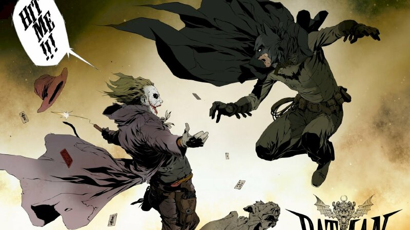 Ảnh Joker đang khiêu khích Batman đánh mình