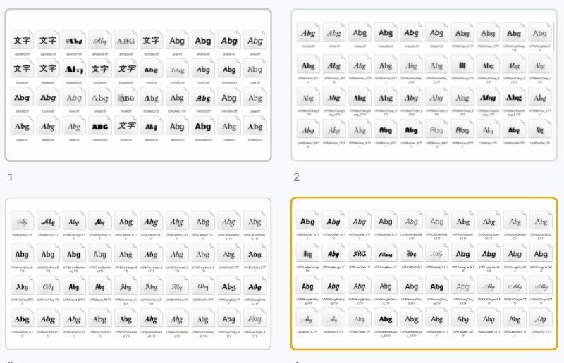 Tổng hợp bộ mẫu font Unicode full đẹp miễn phí