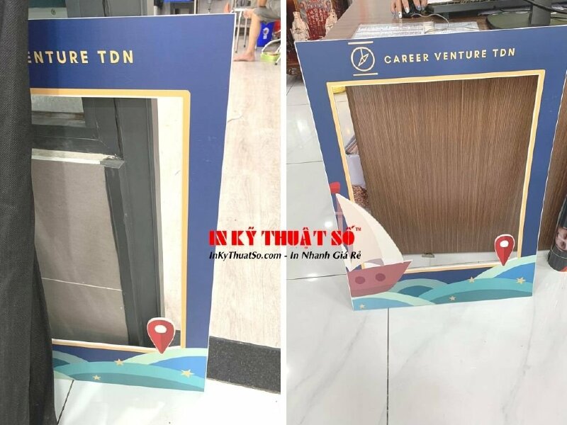 Hashtag cầm tay sự kiện của Career Venture TDN - Ảnh: 3