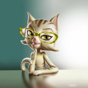 Hình ảnh đại diện facebook đẹp chất về cô mèo