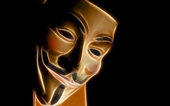 Ảnh đại diện fb ngầu chiếc mặt nạ Guy Fawkes