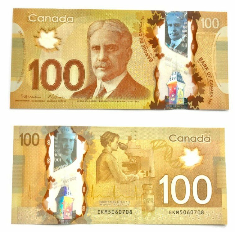 Bộ hình ảnh tiền đô canada đầy đủ các mệnh giá