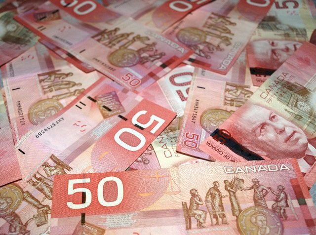 Hình background tờ 50 đô Canada dùng làm hình nền điện thoại, máy tính