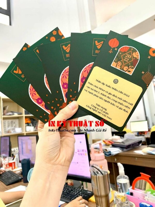 In thiệp chúc mừng năm mới - In Kỹ Thuật Số Since 2006 - Ảnh: 2
