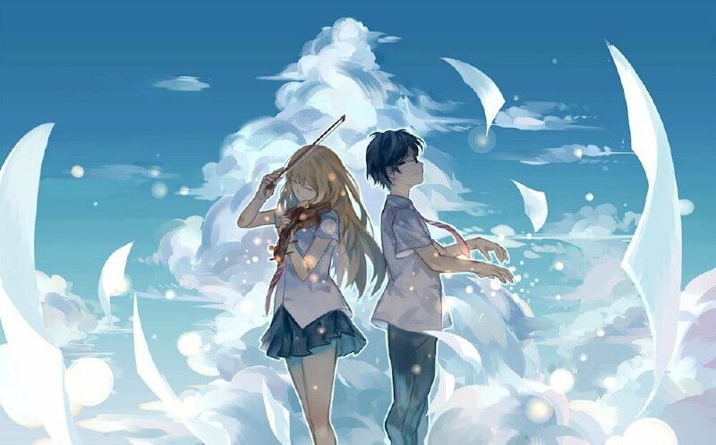 Avatar buồn anime Your Lie in April