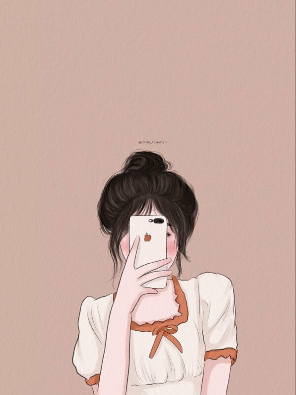 Ảnh anime che mặt cute