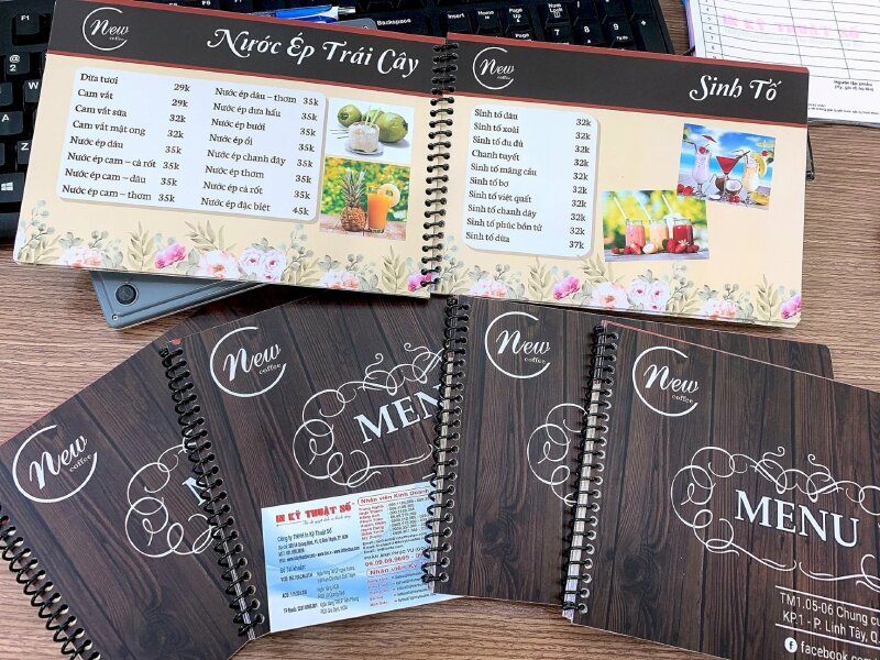 In menu quán cafe ăn vặt - In Kỹ Thuật Số Since 2006 - Ảnh: 2