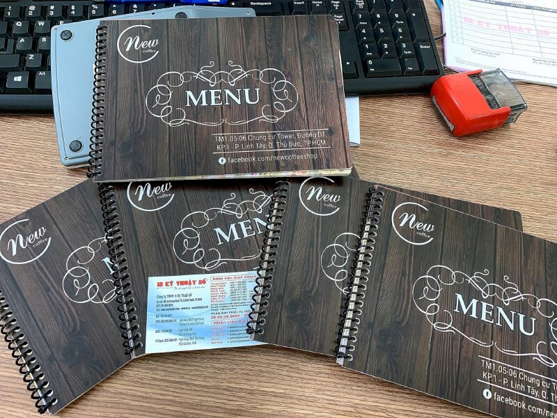 In menu quán cafe ăn vặt - In Kỹ Thuật Số Since 2006 - Ảnh: 1