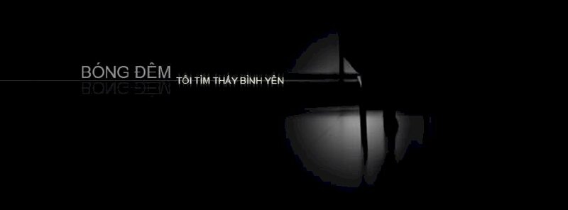 Ảnh bìa đen chữ tâm trạng buồn