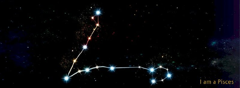 Ảnh bìa chòm sao song ngư 3D đẹp