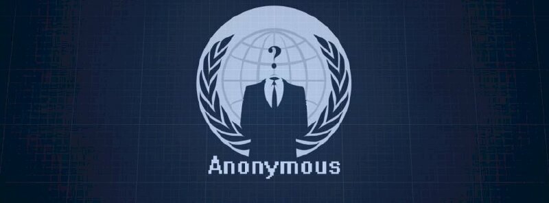 Ảnh cover facebook chữ Hacker Anonymous